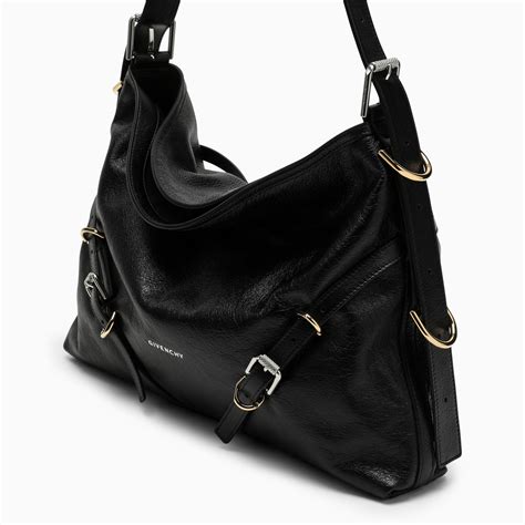 givenchy total black|givenchy black leather bag.